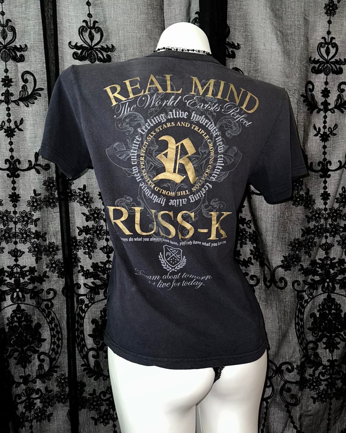 RUSS•K Gray + Gold Short-Sleeved 상품이미지1