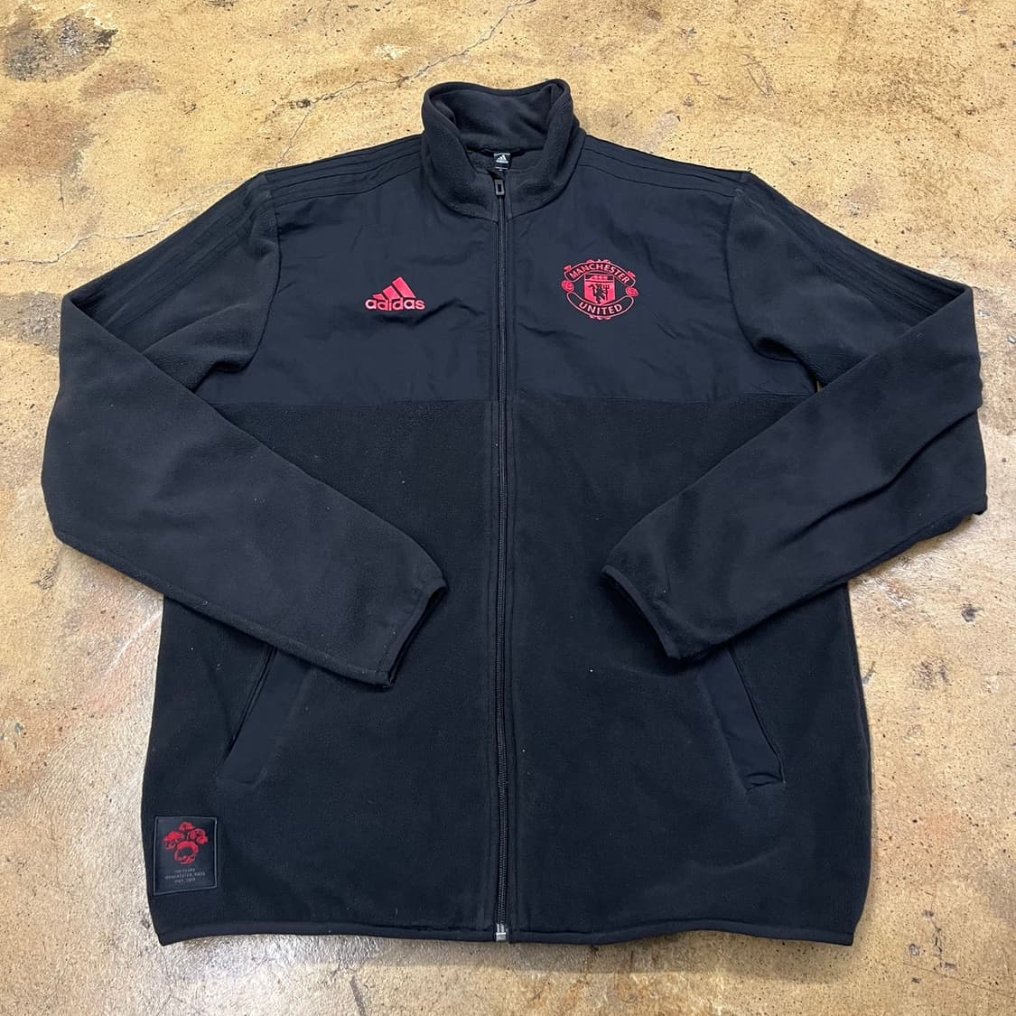 [ 정품/XL ] 아디다스 맨체스터유나이티드 플리스 자켓 b19 상품이미지2