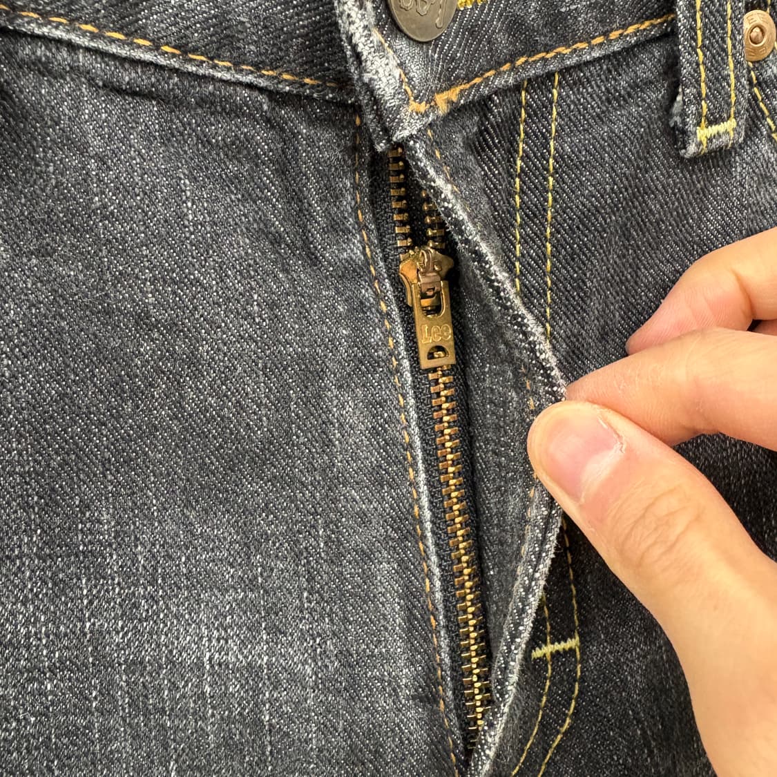 Lee Riders 블랙 데님 팬츠 32in 상품이미지3