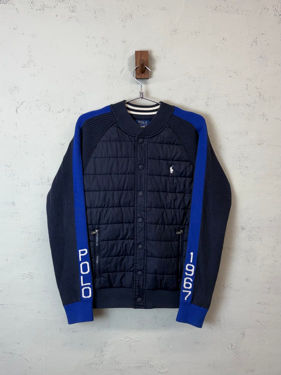 폴로랄프로렌 보이즈 경량 퀼팅 니트 자켓 상품이미지1