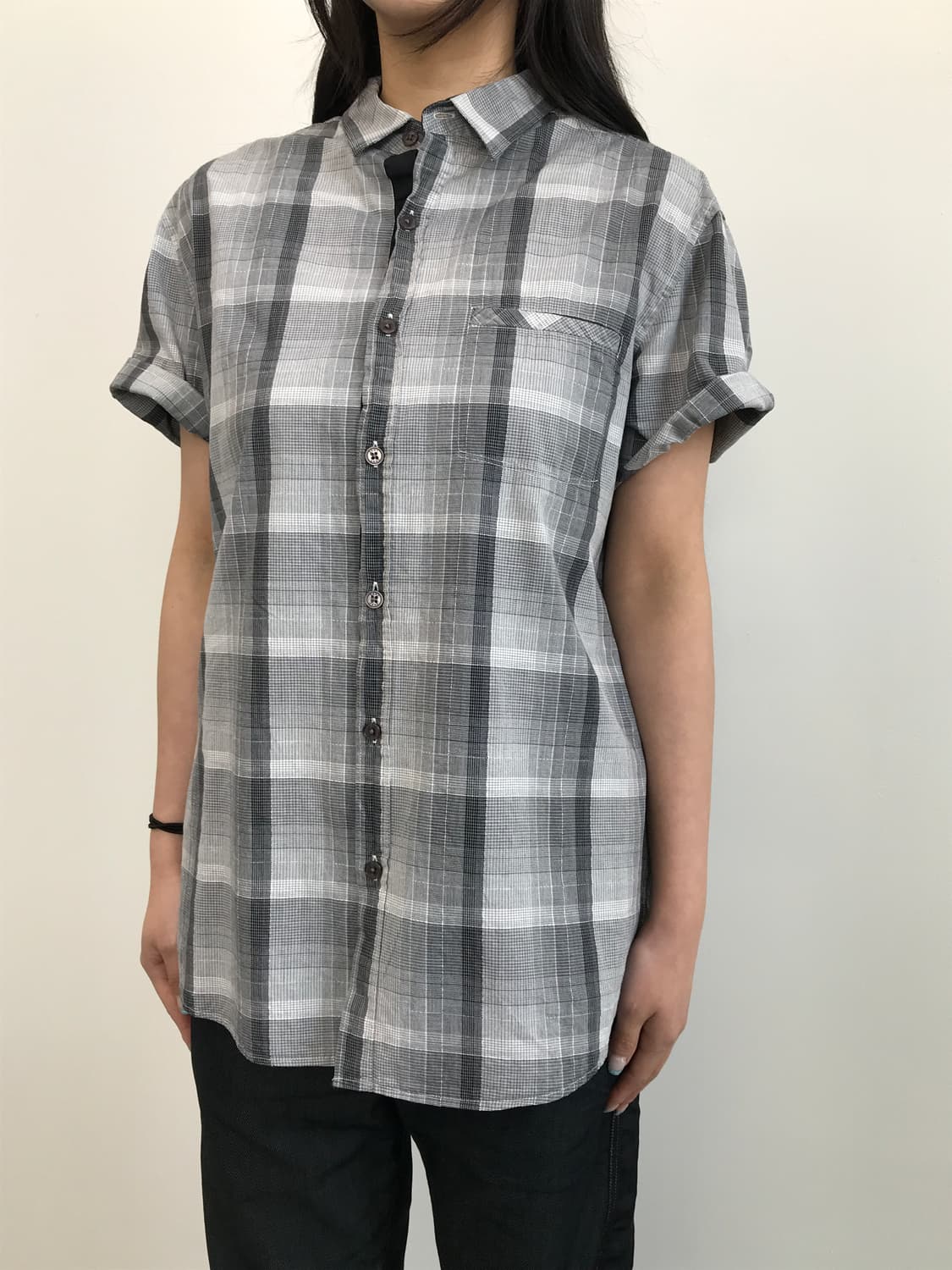 DKNY Check Short Sleeve Shirt 상품이미지3