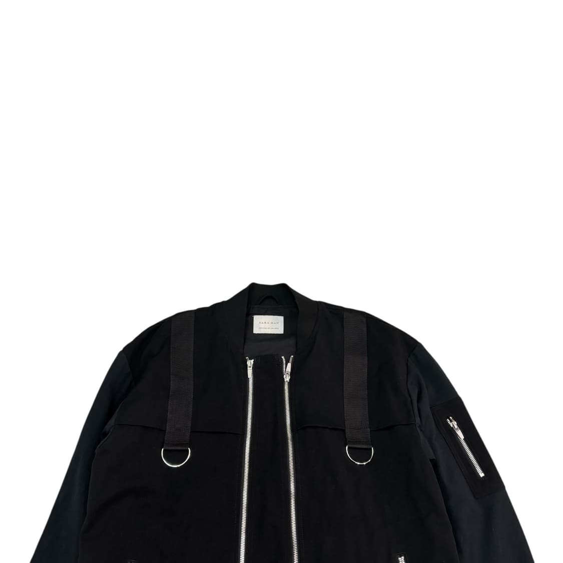 자라 블랙 테크웨어 봄버 자켓 상품이미지2