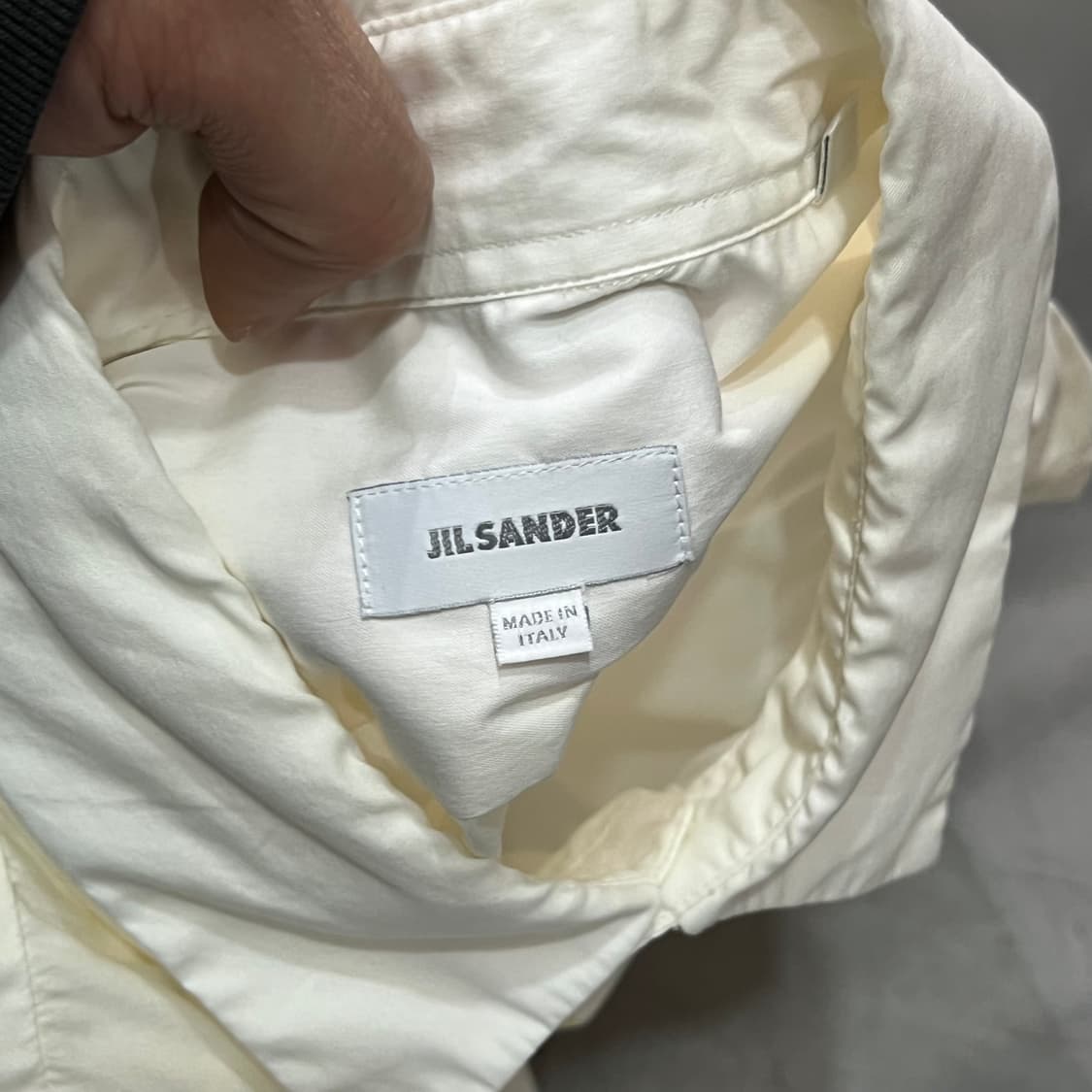  질샌더 히든 버튼 하프 셔츠 y16017 상품이미지7