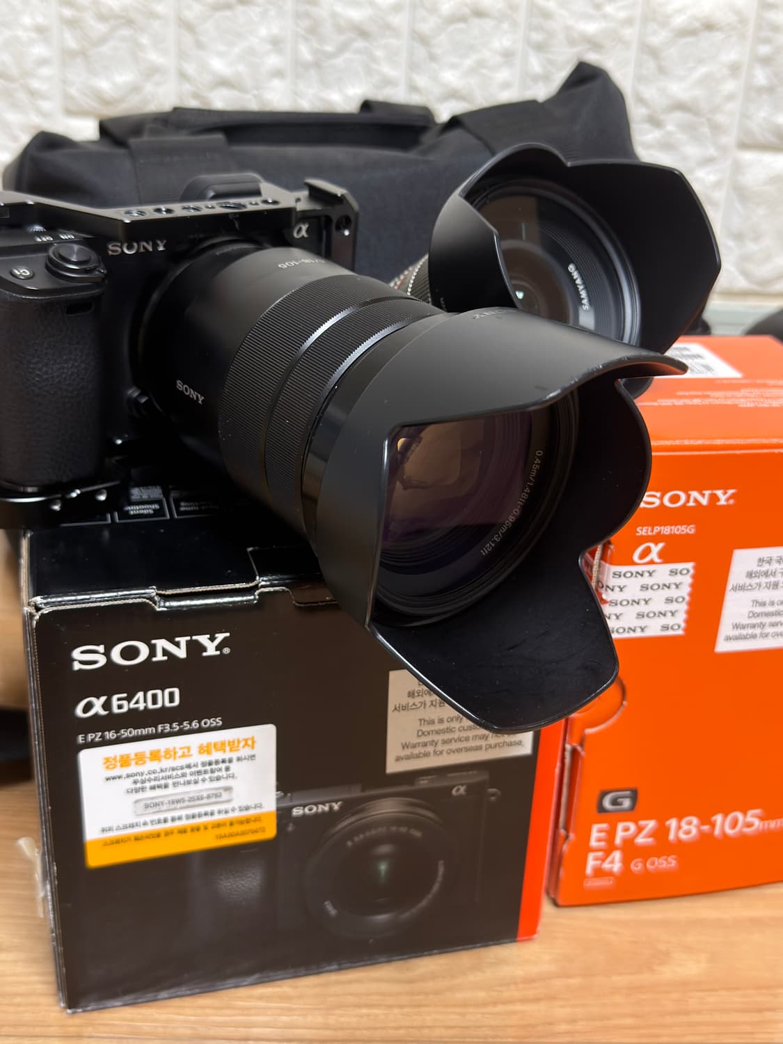 급처/최상급 소니 a6400 + 렌즈 2종 상품이미지1