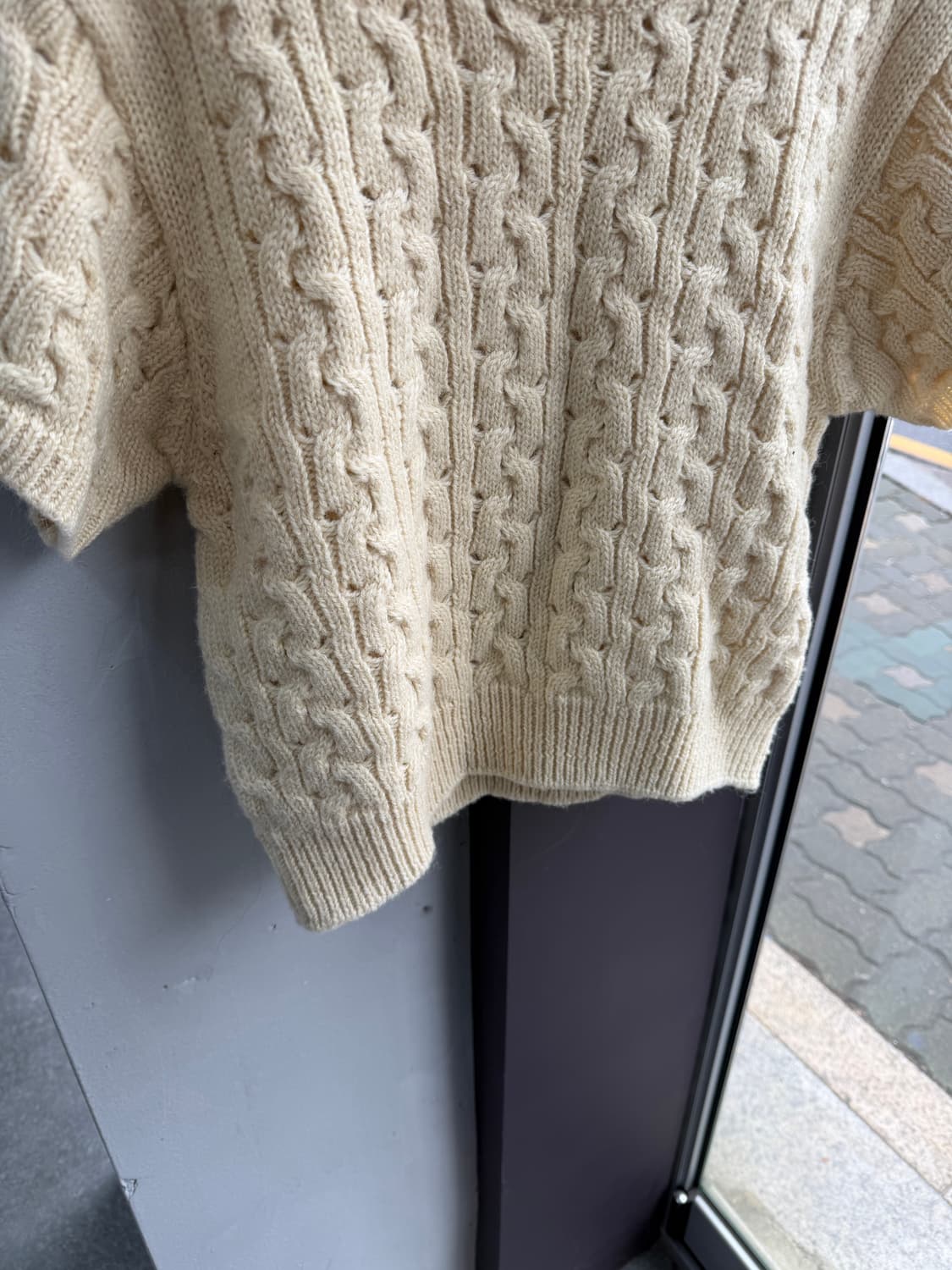 에토스 케이블 스웻 울 니트 상품이미지6