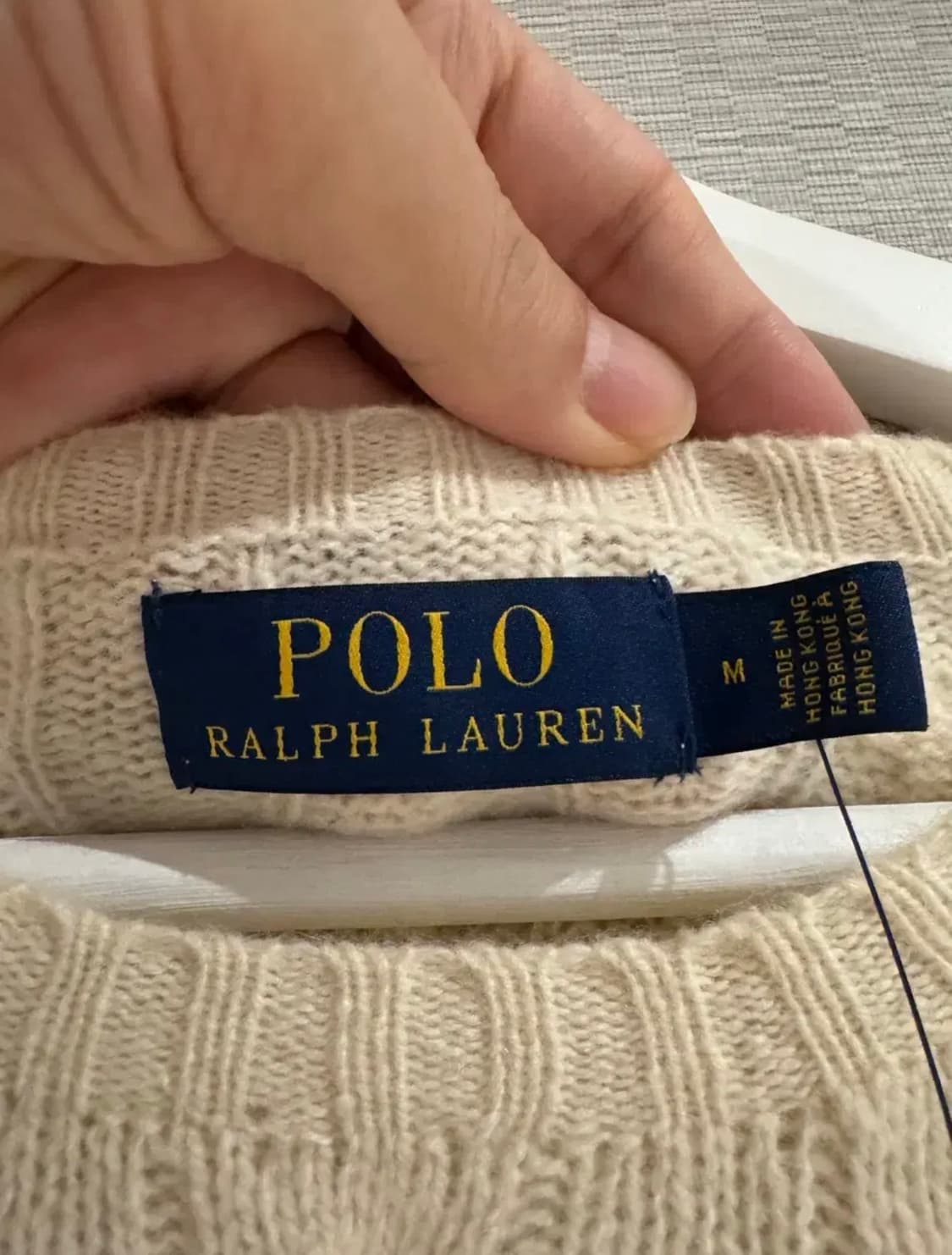 폴로 랄프로렌 케이블 니트 판매합니다 상품이미지3