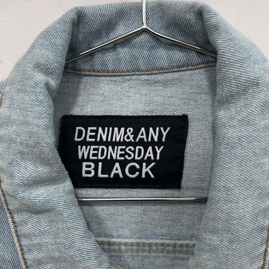 DENIM & ANY WENDSDAY BLACK 연청 데님자켓 상품이미지3
