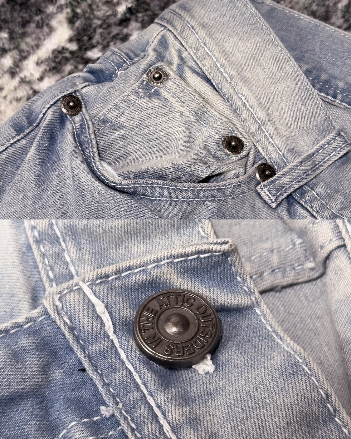 {In The Attic} Ripped Biker Skinny Jeans 상품이미지8
