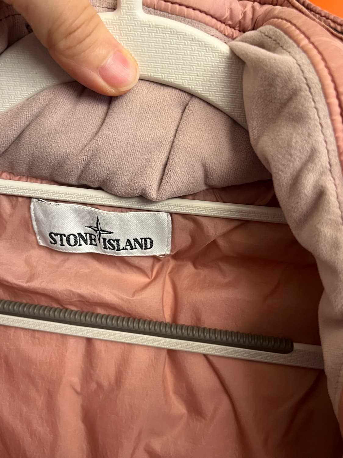 스톤아일랜드 16fw 크링클랩스 핑크롱패딩 상품이미지5