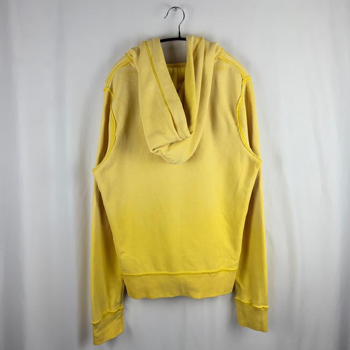 (M) 홀리스터 패치로고 후드 티 옐로우 상품이미지5
