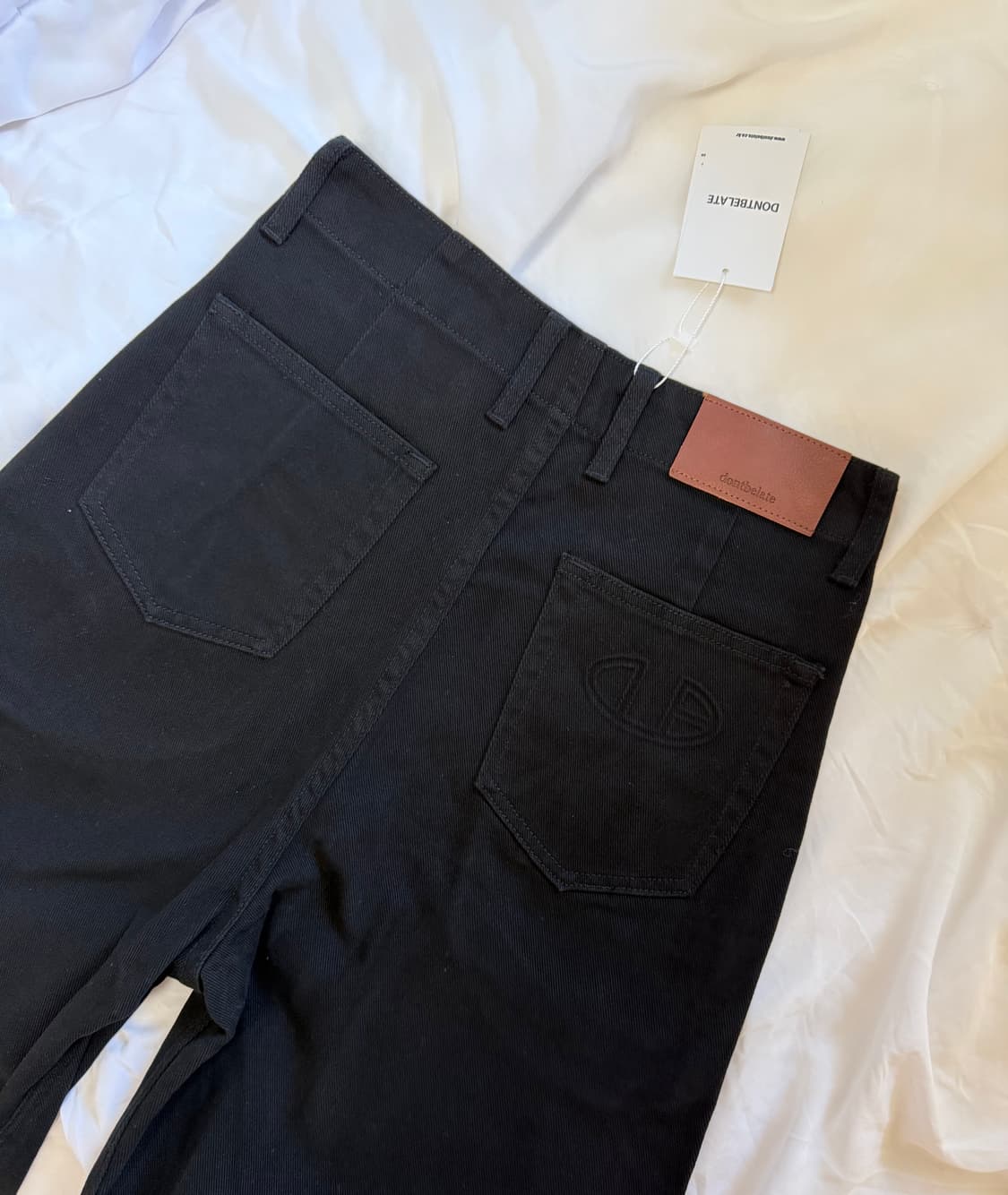 [새 상품] 돈비레잇 이지 커브 코튼팬츠 s 상품이미지4