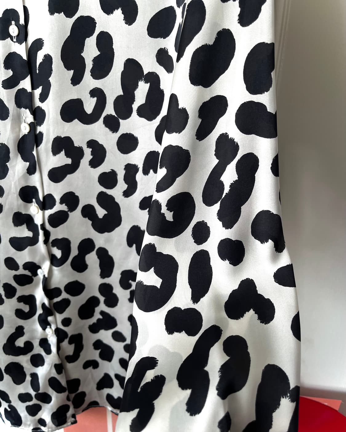 Jpn Vintage Milk Leopard Pattern Shirt 상품이미지5