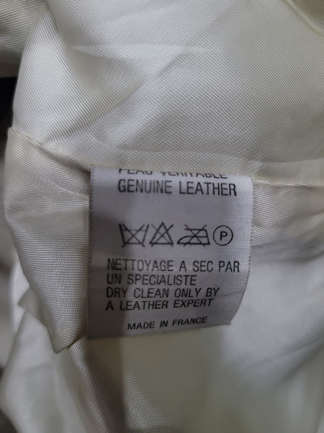 A.P.C. 아페쎄 프랑스 빈티지 리얼레더 가죽자켓  상품이미지5