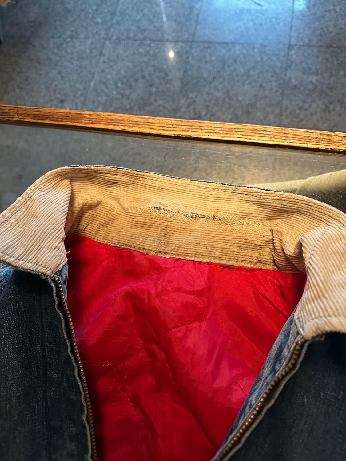 70s USA LEE 빈티지 리 191LB 데님 워크 자켓 상품이미지10