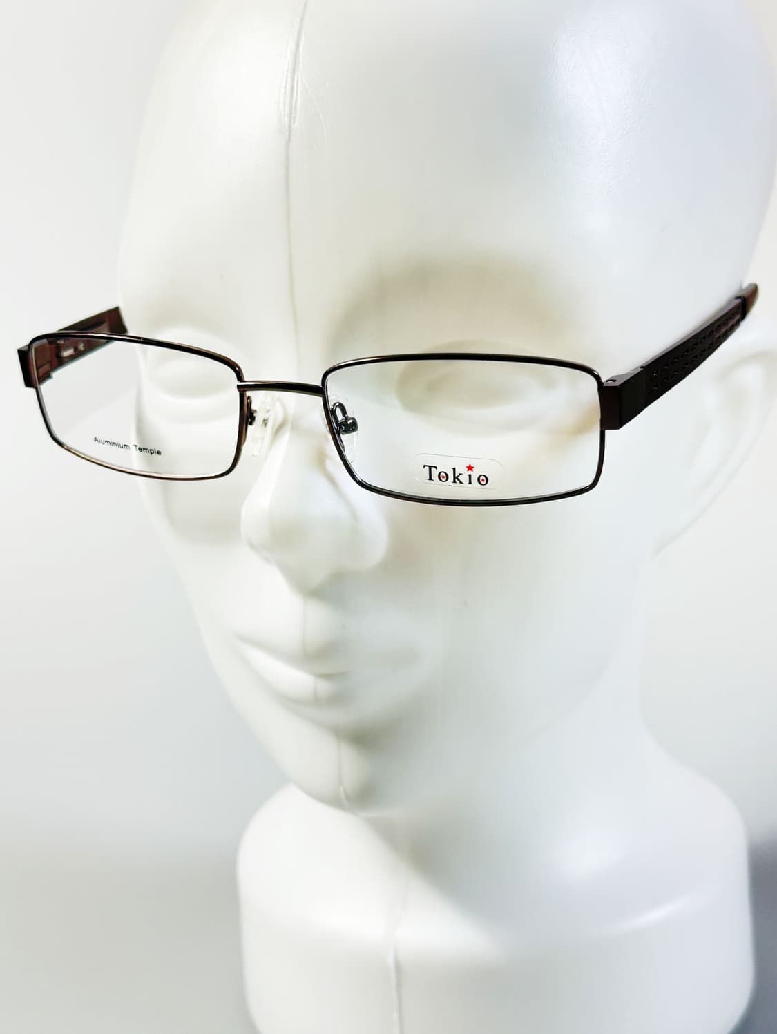 90s TOKIO 커피 메탈 슬림 스퀘어 빈티지 안경 상품이미지9