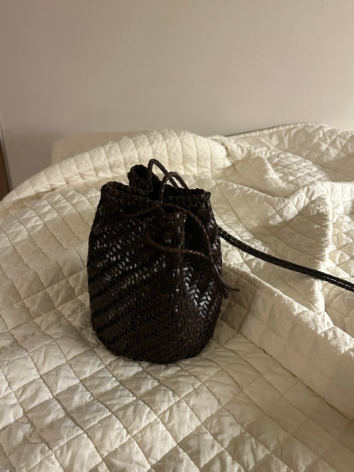 드래곤디퓨전 드래곤백 폼폼 더블 복조리 점프 백 다크브라운 + 이너백 상품이미지3