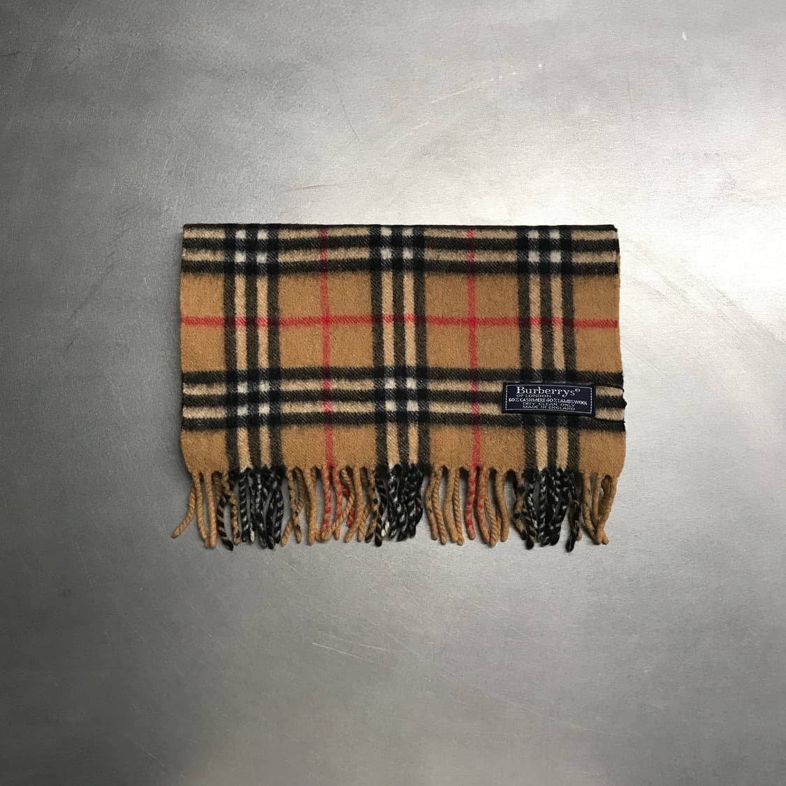 버버리 정품 캐시미어/램스울 머플러 베이지 상품이미지2