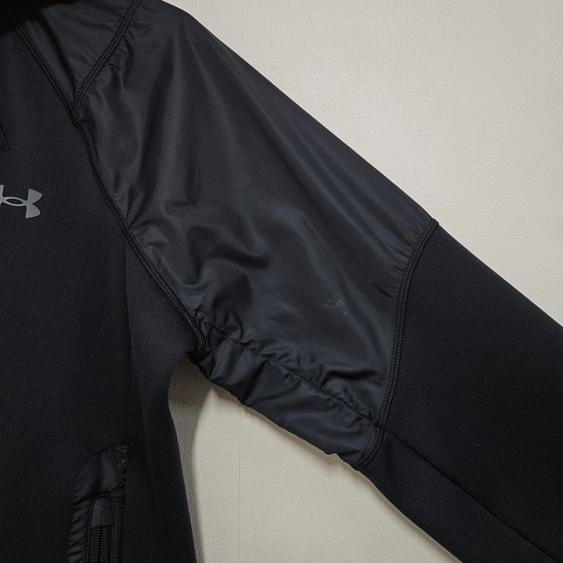 M 95-100 언더아머 콜드기어 기모 후드 바람막이 자켓 상품이미지4