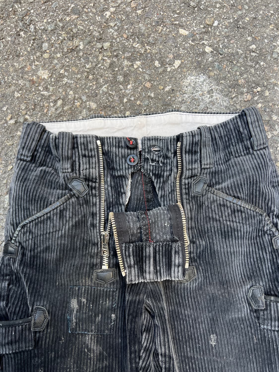 80s GERMANY LOGGER BLACK CORDUROY 코듀로이팬츠 상품이미지6