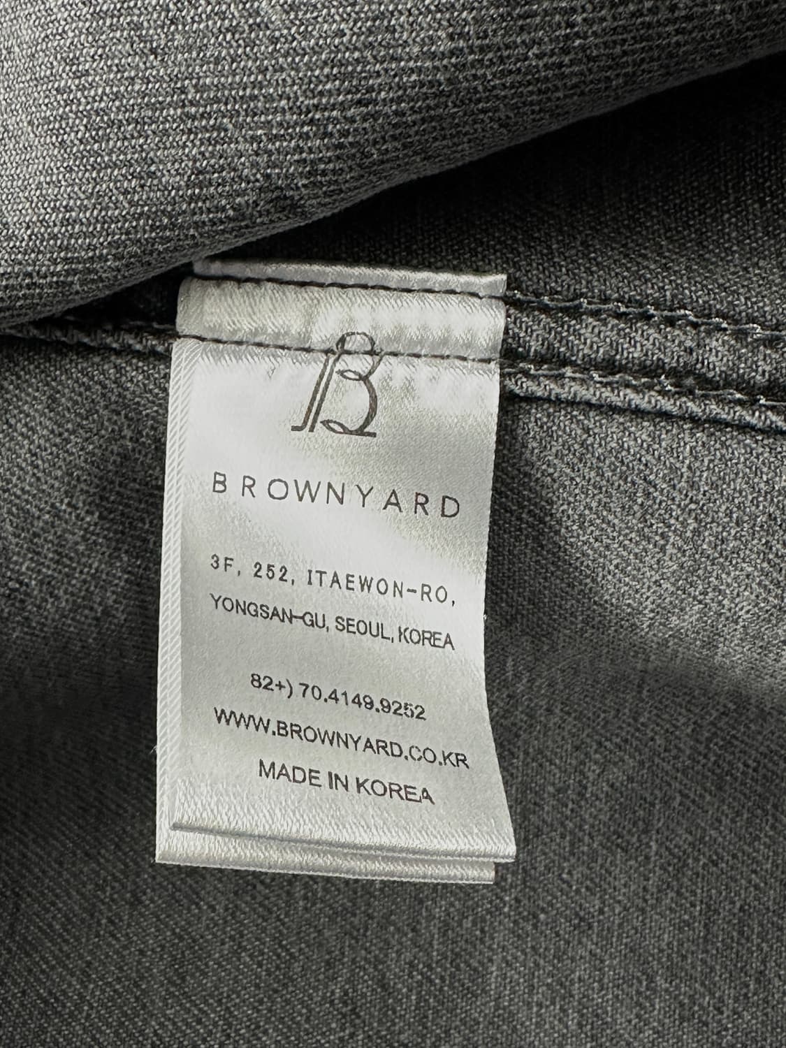 브라운야드 프렌치 워크 자켓, 그레이 (4/M, 새상품) 상품이미지7