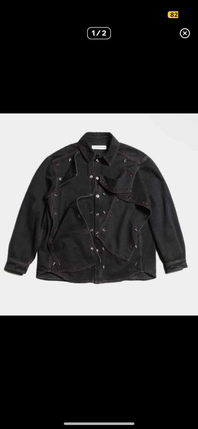 새상품 Y project 와이프로젝트 패널 데님 자켓 상품이미지1