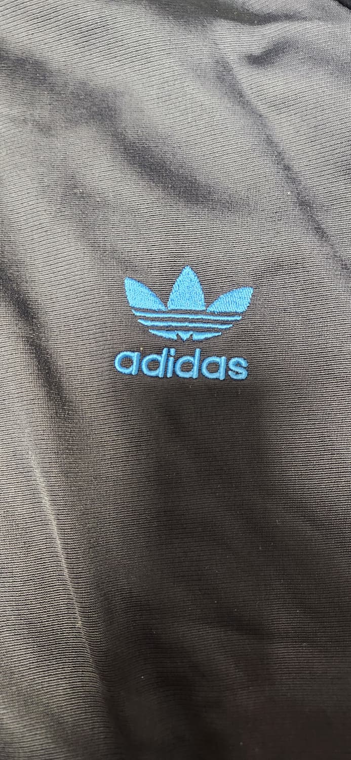 빈티지 아디다스 네이비 하늘색 파이어버드 져지 상품이미지2