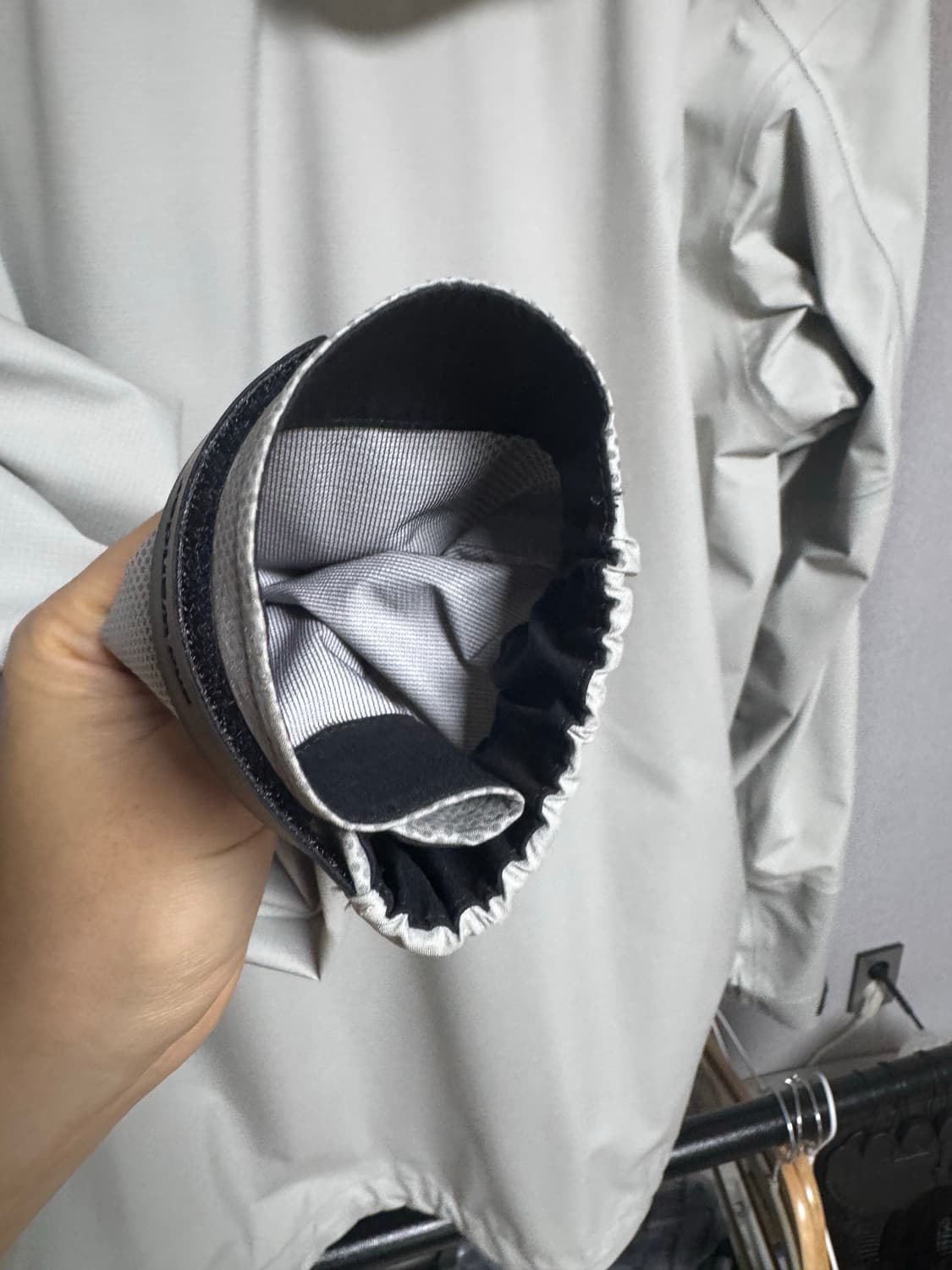 [XL]앤드원더 퍼텍스 쉴드 레인자켓 라이트그레이 상품이미지4