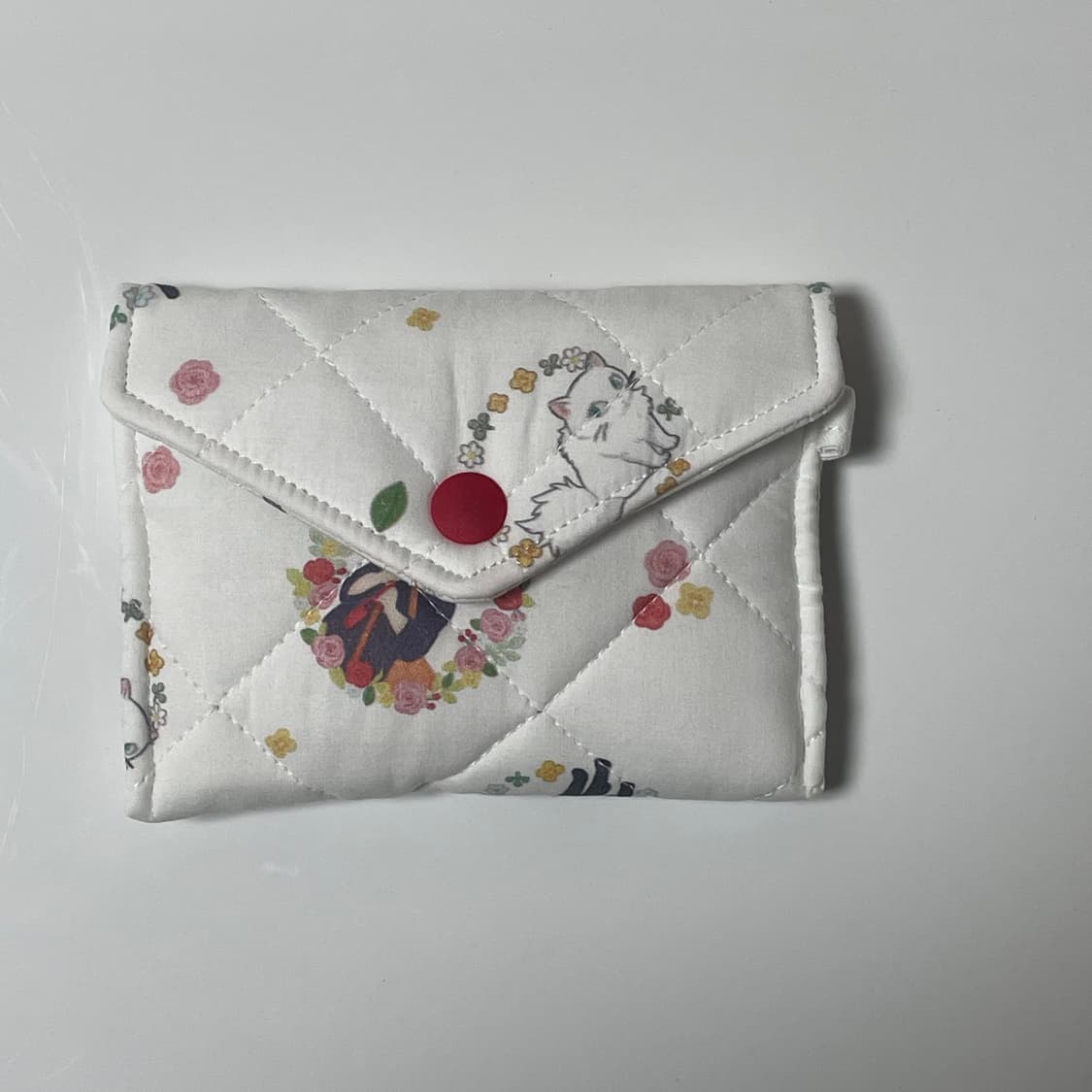 [ 핸드메이드 ] 마녀배달부 키키 자체제작 원단 똑딱이 카드지갑 상품이미지1