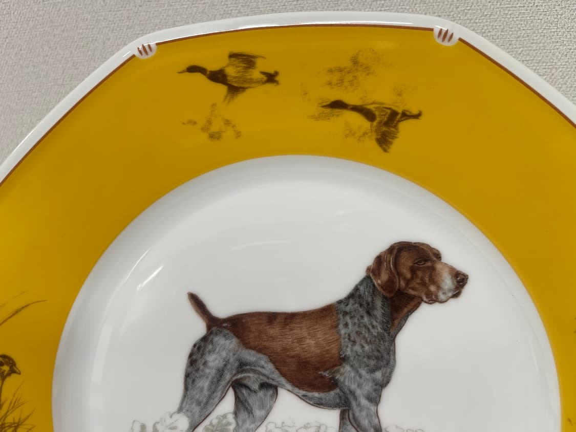 에르메스 샹 쿠홍 chiens Courants 브라크알레망 플레이트 1P 상품이미지3