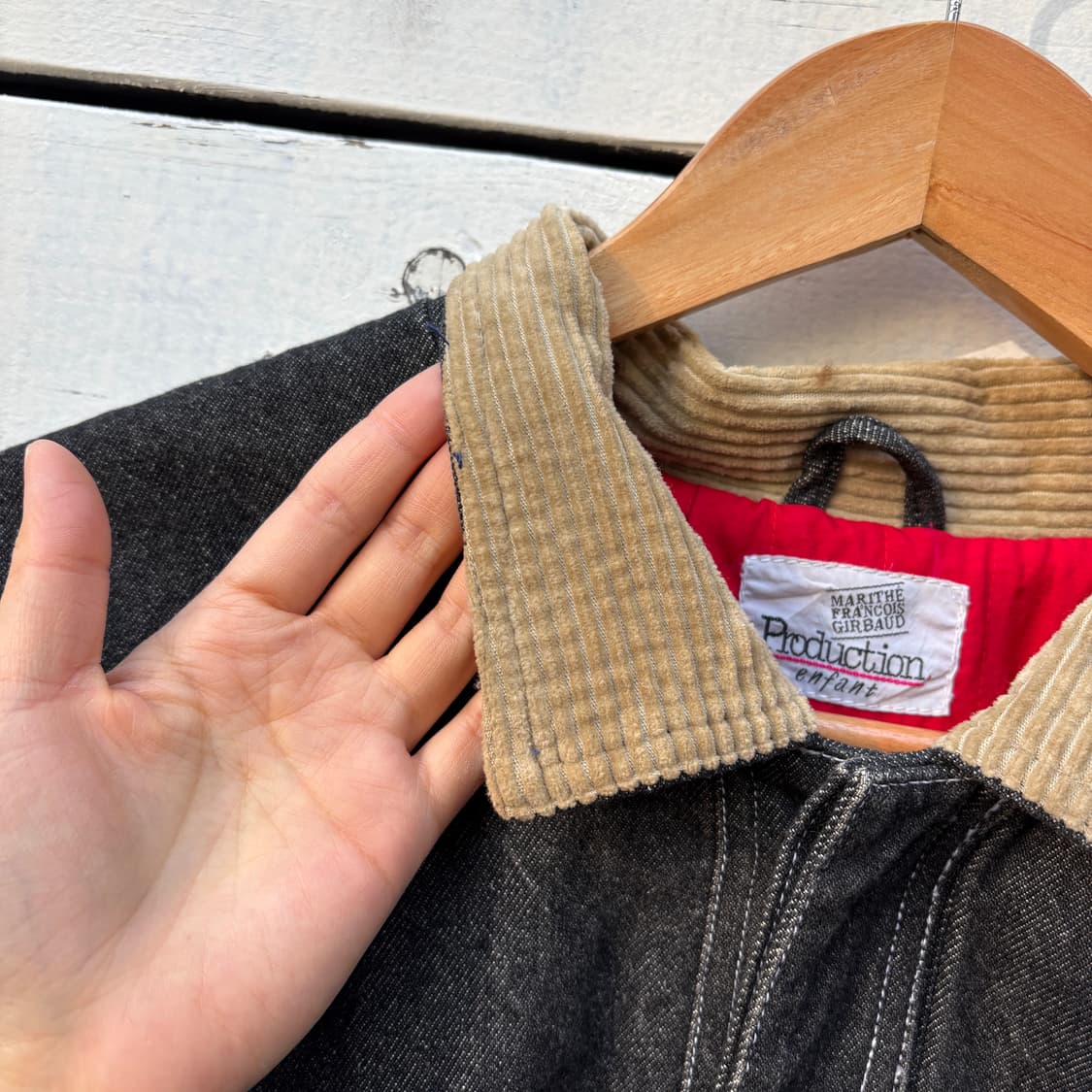 90s 마리떼 프랑소와 저버 데님 자켓 상품이미지4