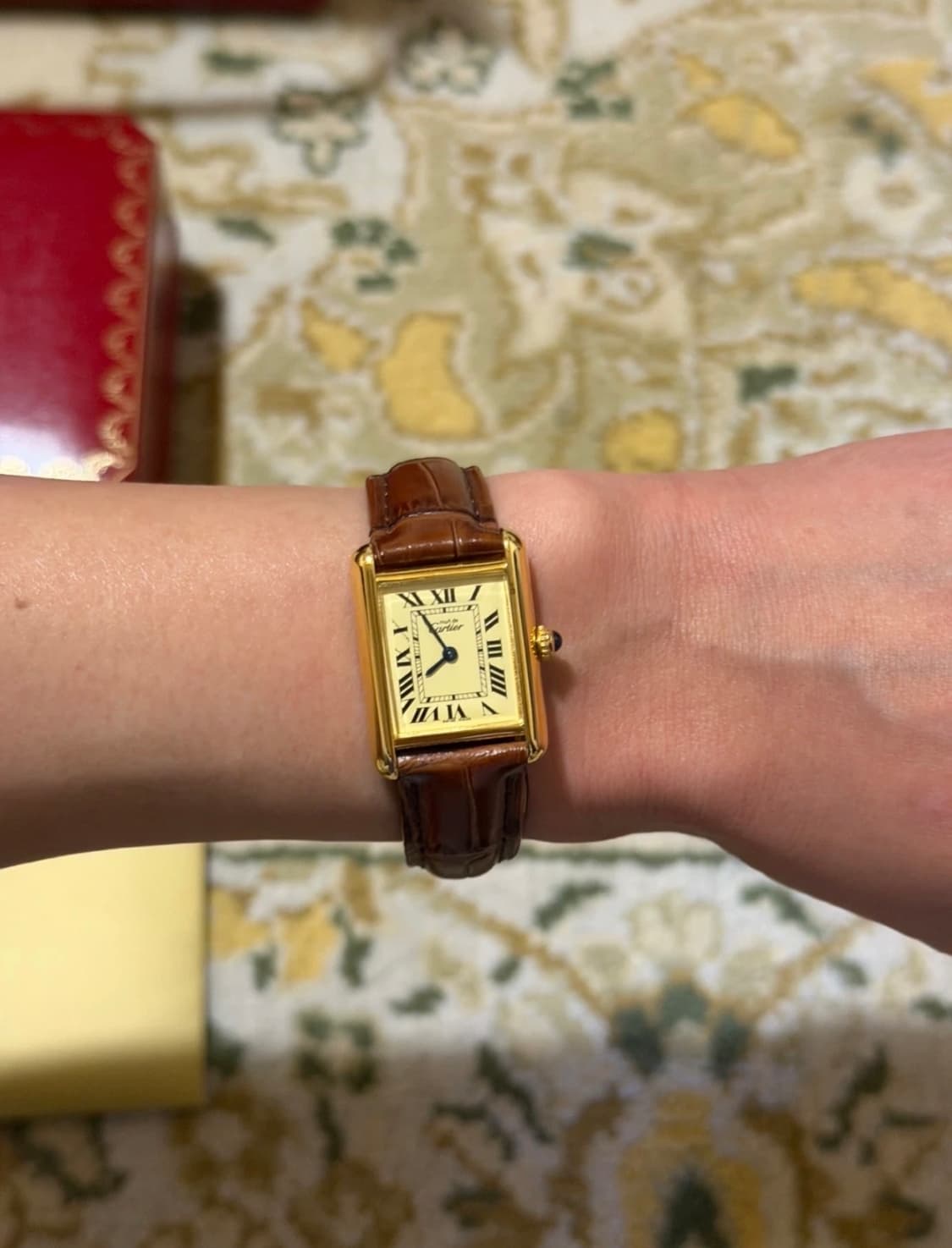 까르띠에 빈티지 탱크 머스트 스몰 사이즈 풀박 상품이미지9