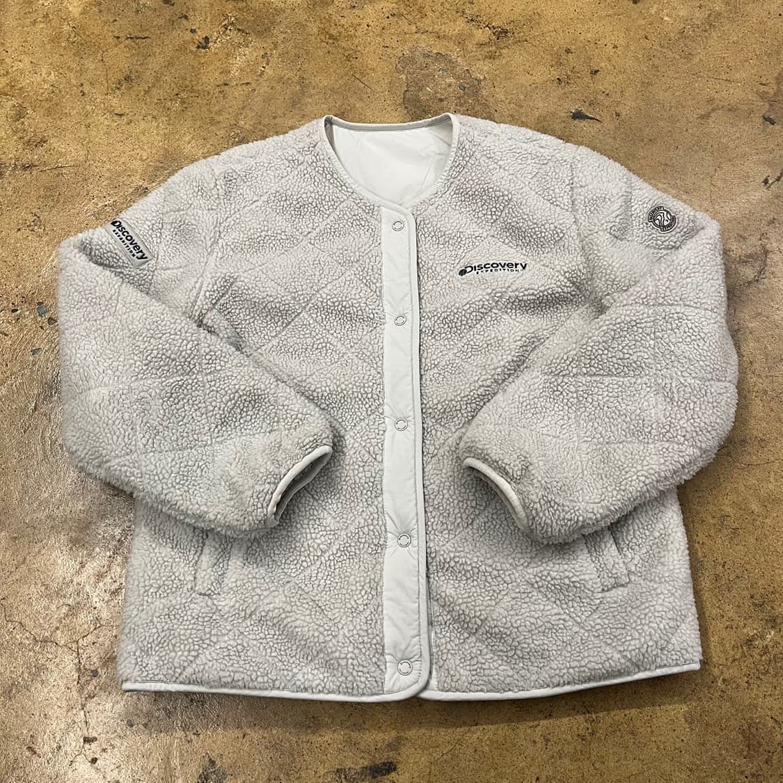 [ 정품/95 ] 디스커버리 익스페디션 리버시블 퀼팅 플리스 자켓 b16 상품이미지2