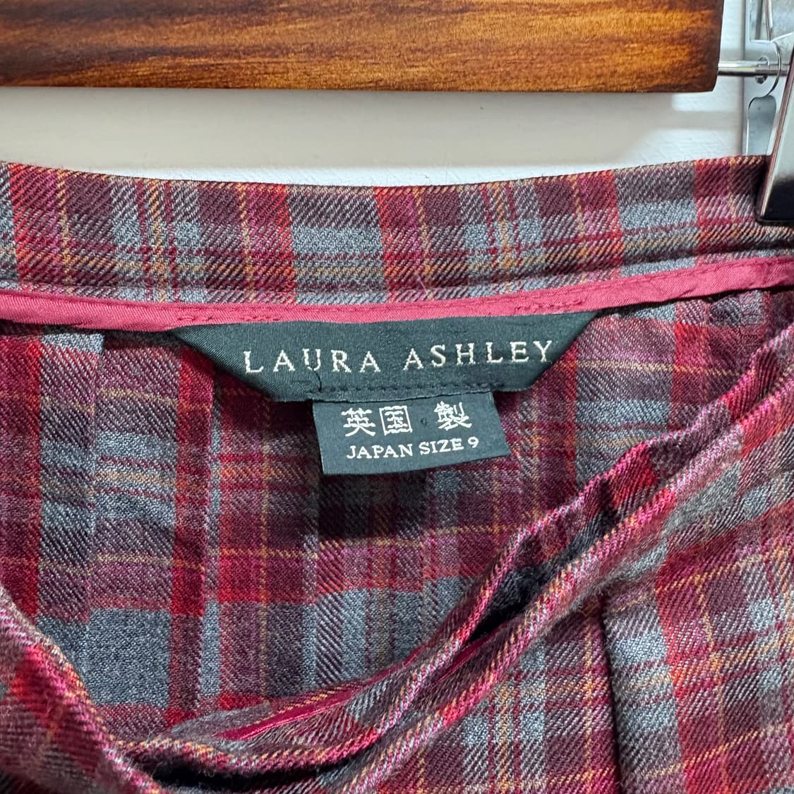 LAURA ASHLEY 로라애슐리 플리츠 주름 랩 스커트  상품이미지8