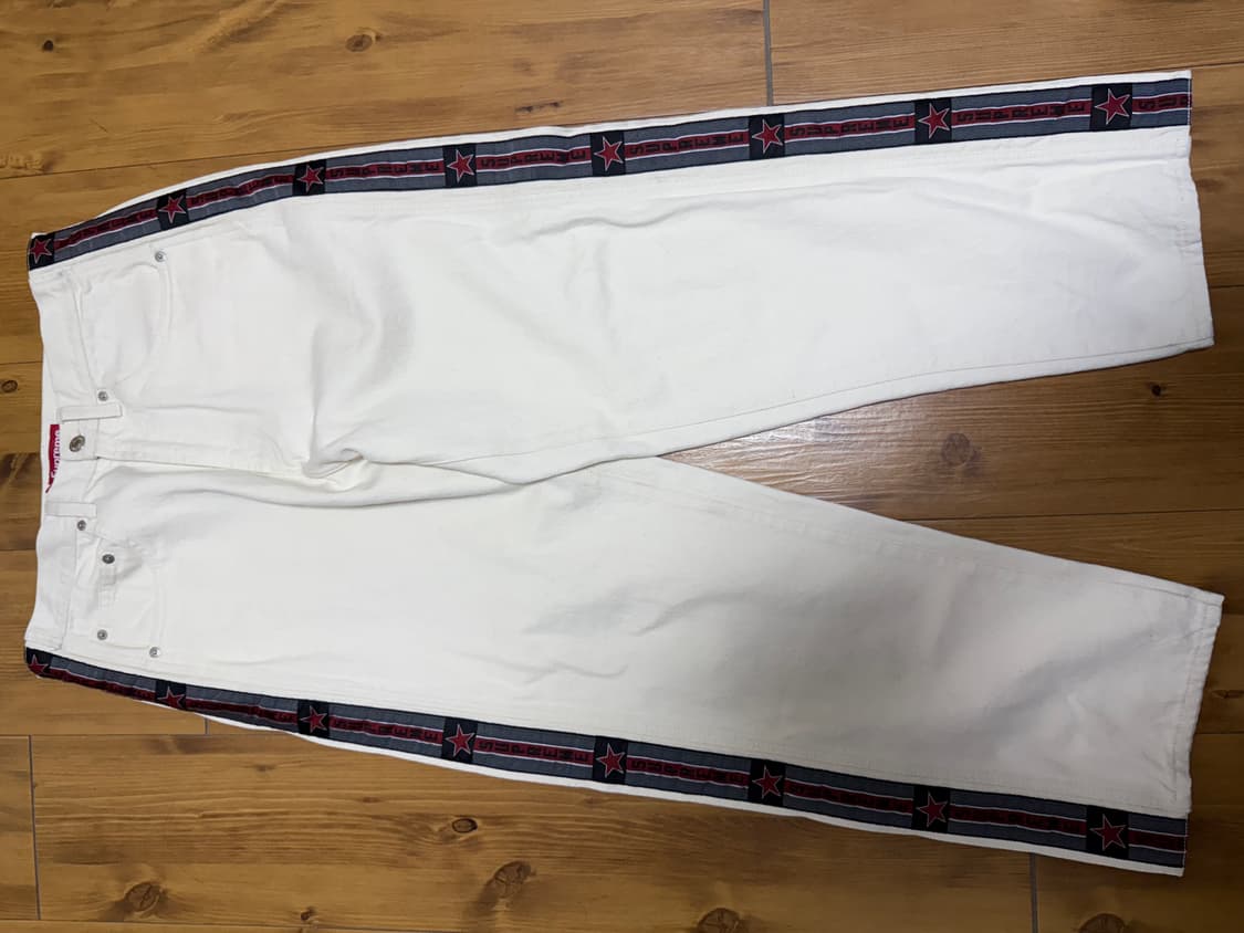 슈프림 23FW 스냅오프 데님 화이트 상품이미지2