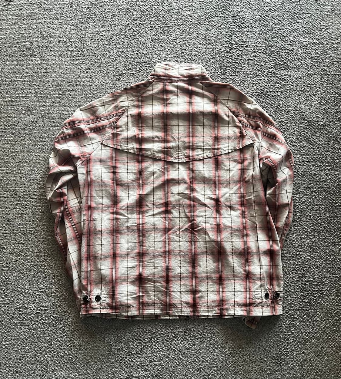 90s USA제 쇼트 Schott 오리지널 웨스턴 체크 자켓 상품이미지3