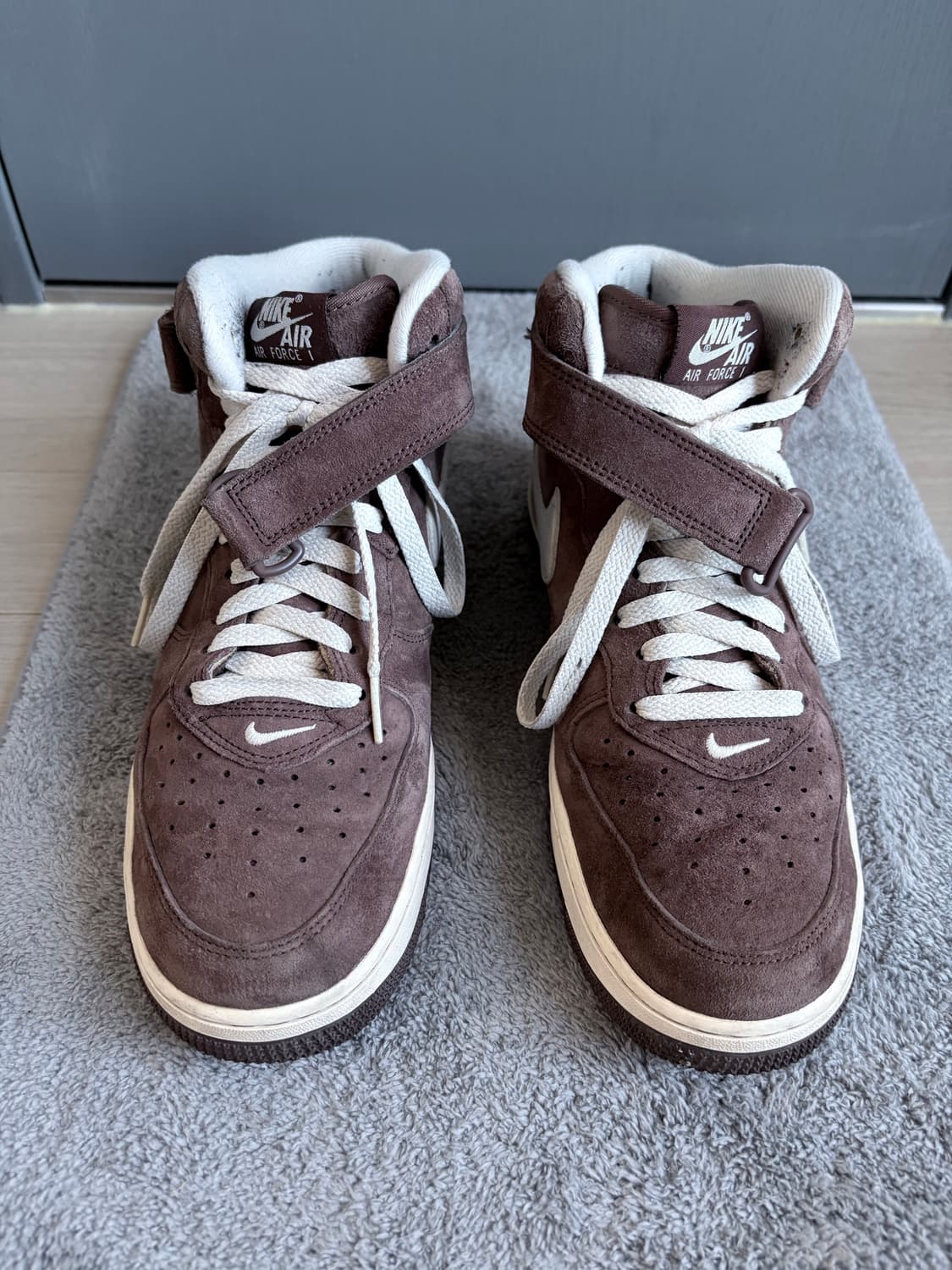 (270) 나이키 에어포스 미드 초콜릿 브라운 상품이미지1