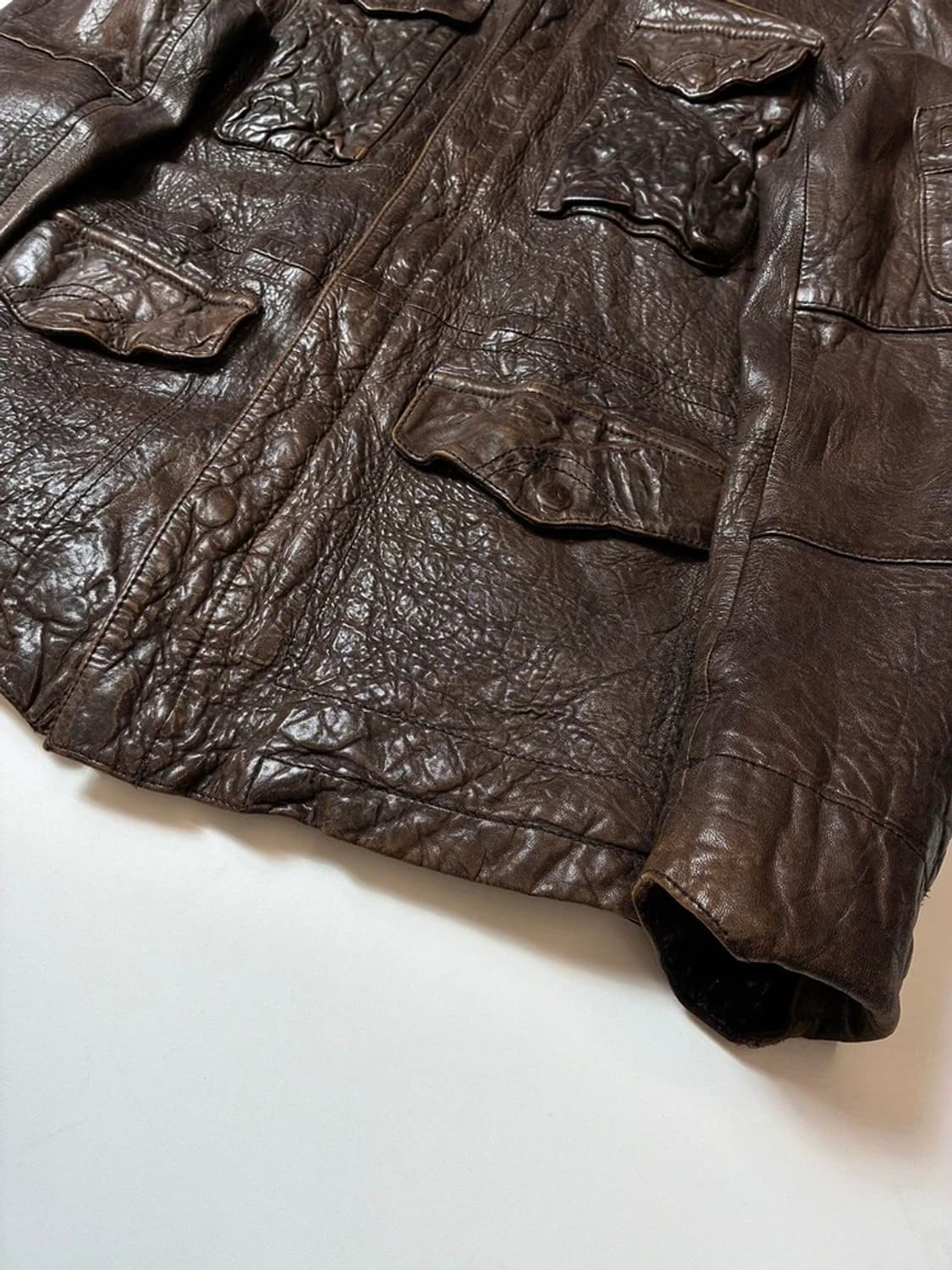 지오송지오 유틸리티 양가죽 자켓 PN8538 상품이미지4