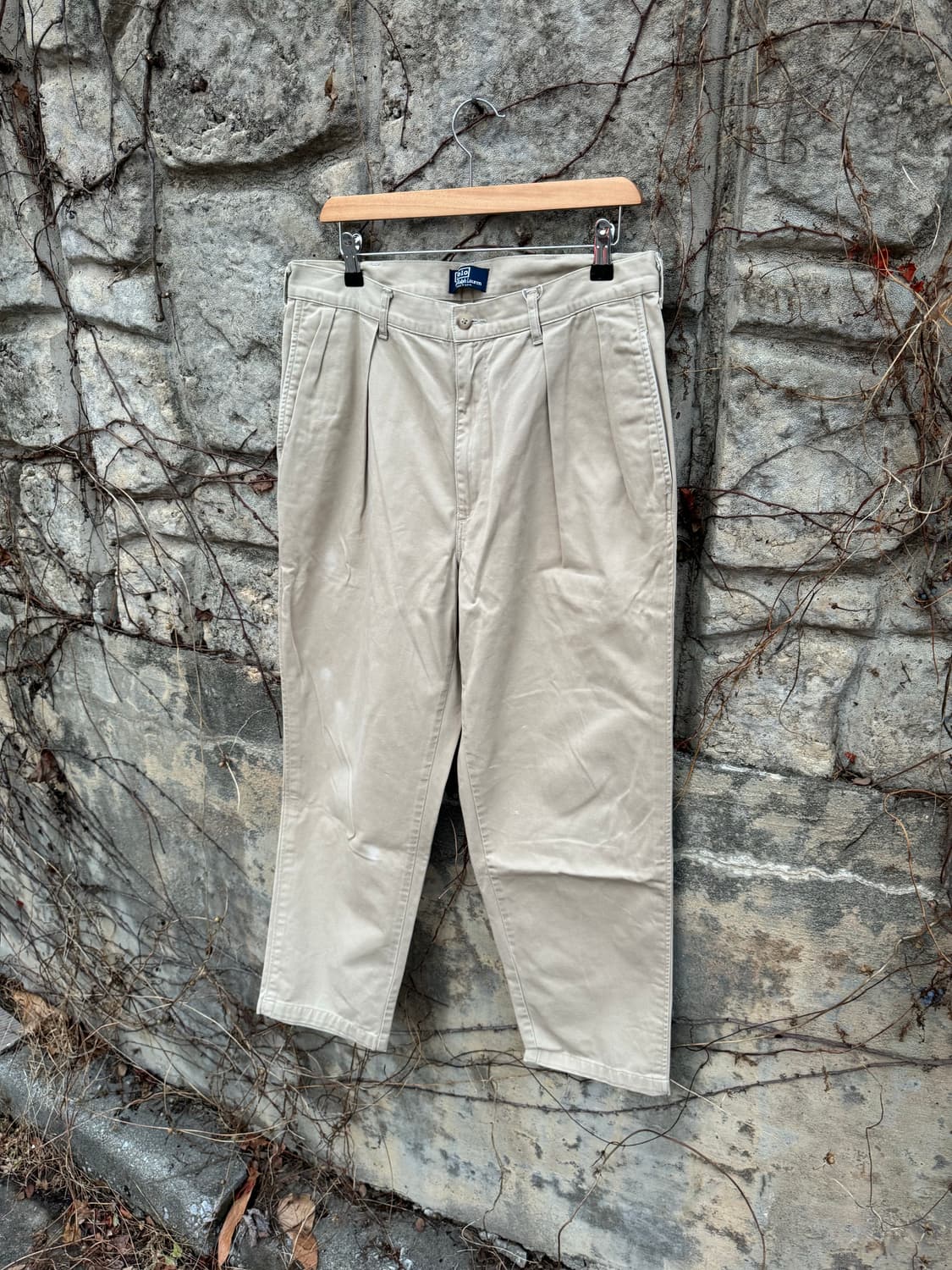 80~90s 폴로 랄프로렌 usa 빈티지 올드라벨 투턱 치노 팬츠 상품이미지3