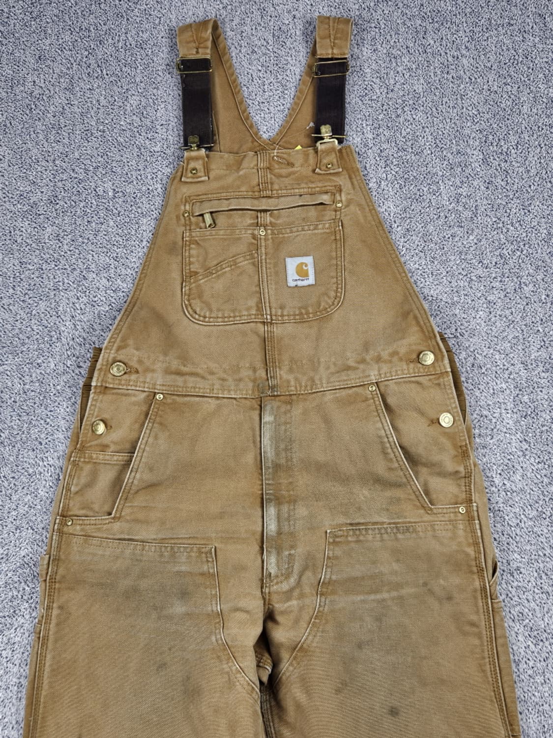 칼하트 덕 캔버스 더블니 워크 오버롤 ( 34 X 34 ) / 10238 상품이미지4