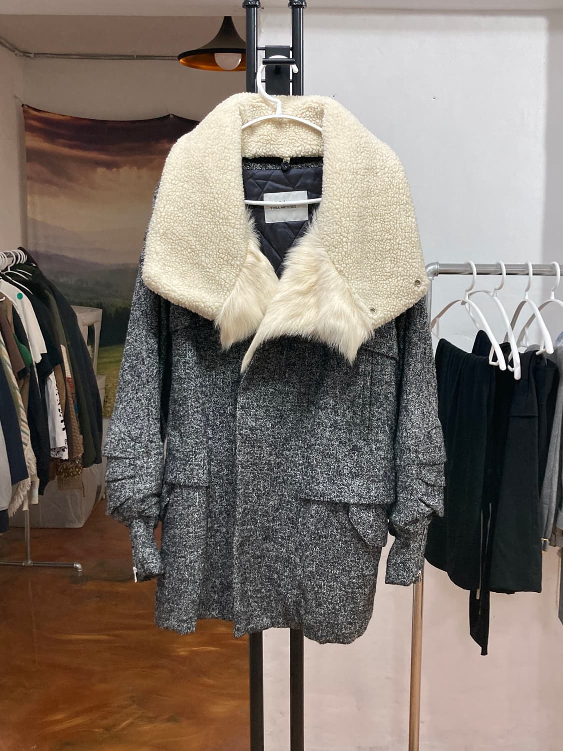 토가 아카이브스 오버 카라 코트 상품이미지5