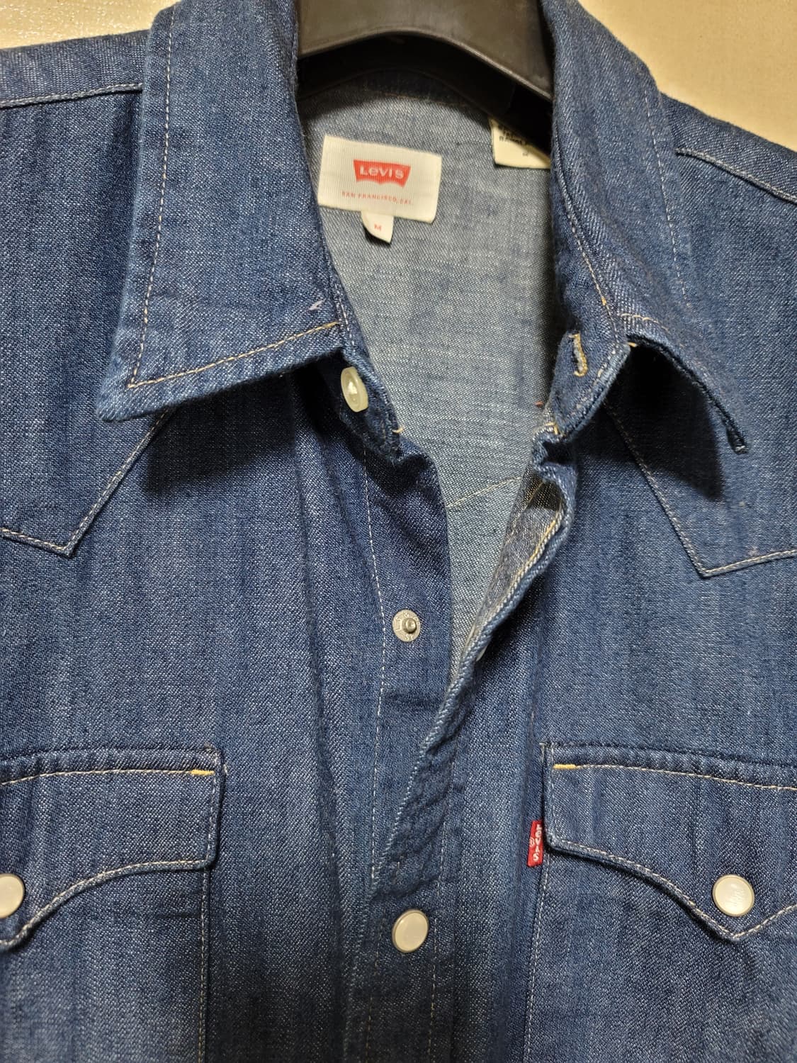 리바이스 웨스턴 데님셔츠 상품이미지3