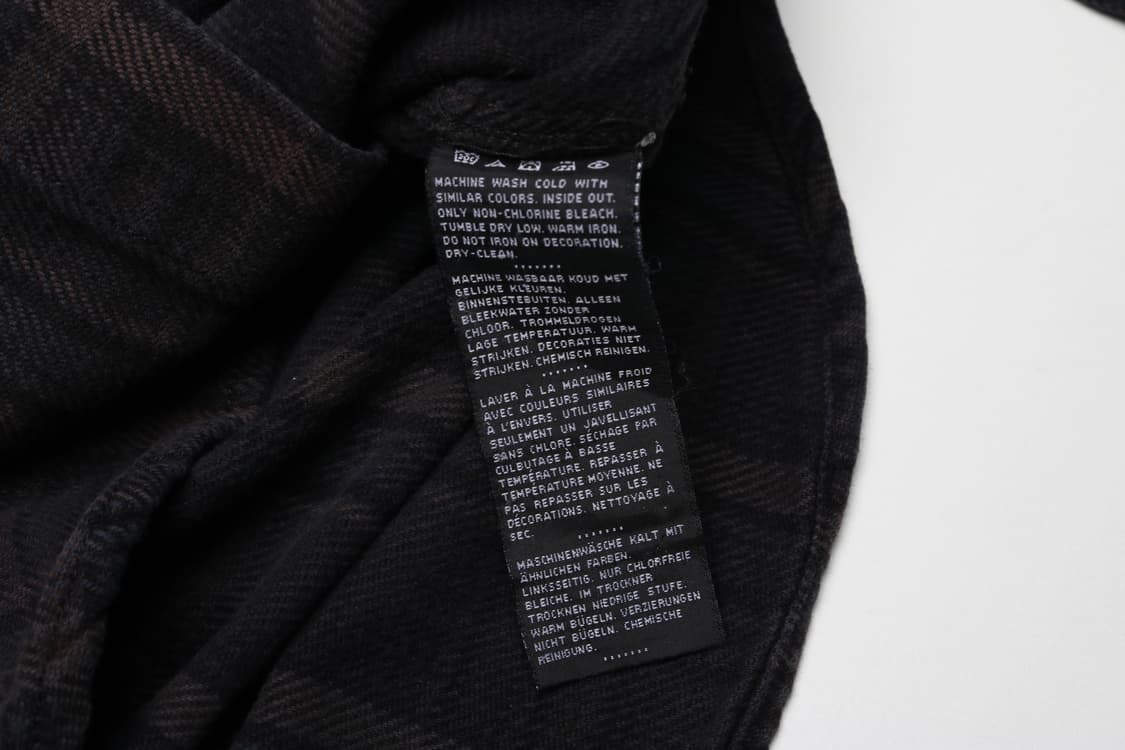 [S] 할리데이비슨 체크 바이커 셔츠 상품이미지4