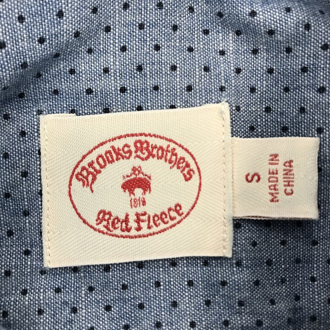 브룩스브라더스 샴브레이 도트셔츠 [S] 상품이미지5