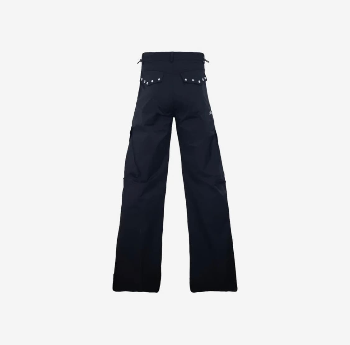 탄산마그네슘 나일론 와이드 카고팬츠 블랙 상품이미지2