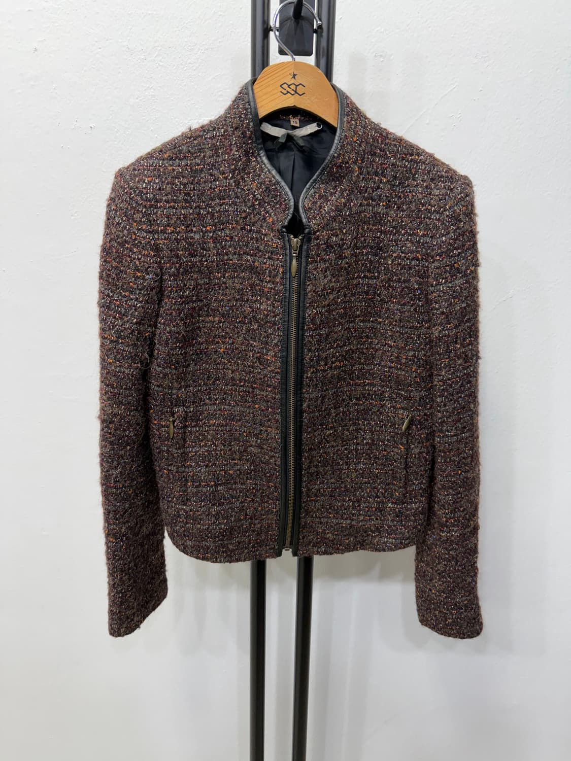 정품) JIGSAW 직쏘 여성 트위드자켓 10(55) 상품이미지1
