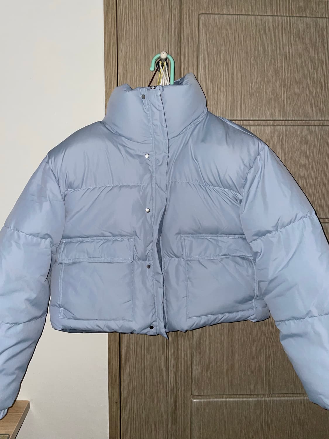 겨울 연파랑 패딩 상품이미지1