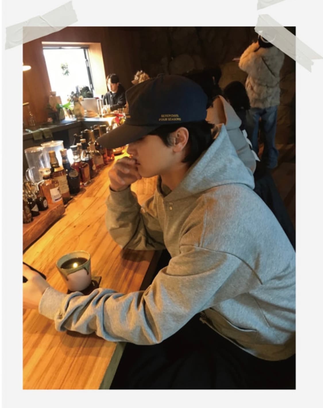 DNSR 크롭 후드집업 그레이 M 상품이미지1
