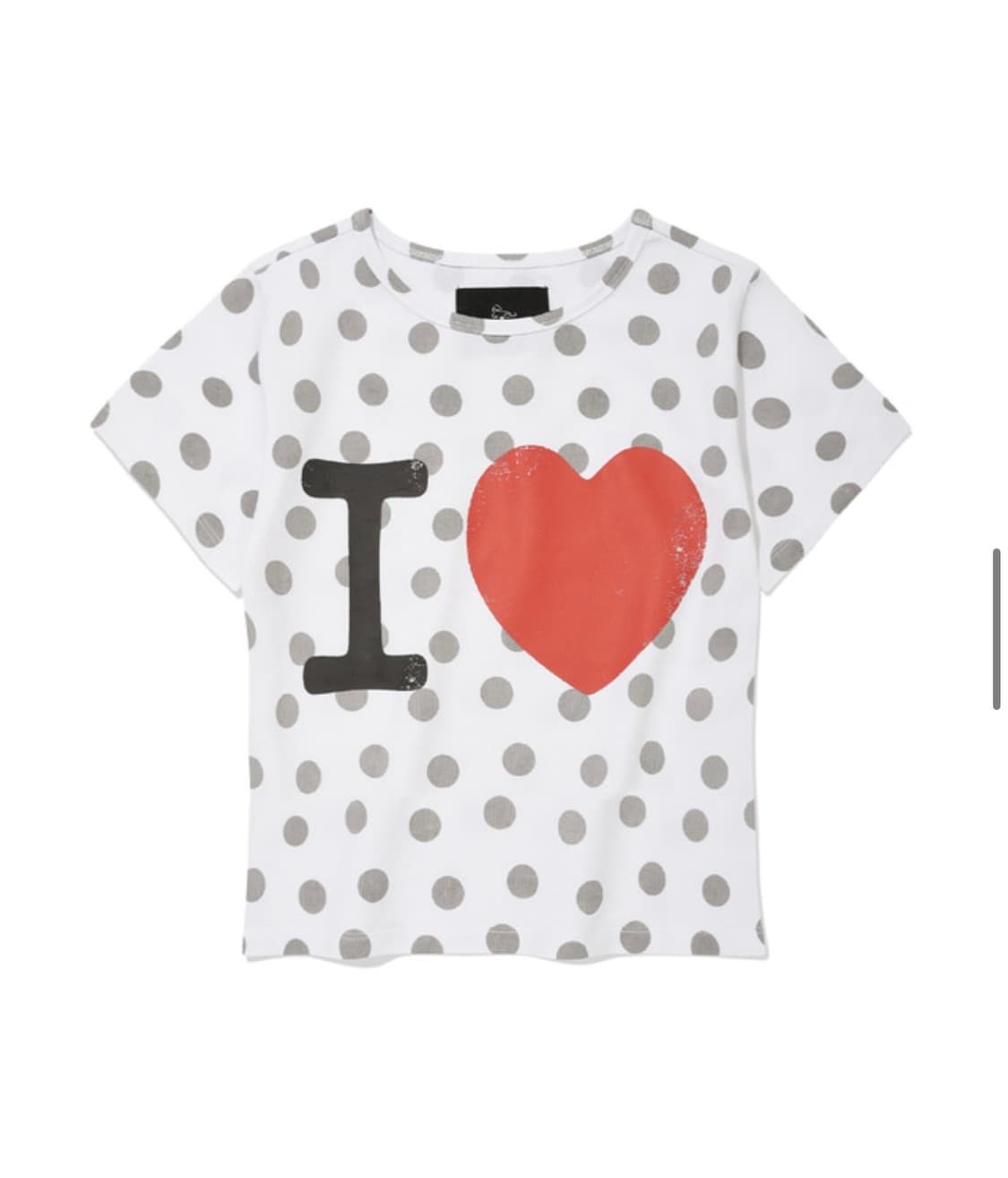 리트리버쿨럽 I LOVE CROP TEE [WHITE] 상품이미지1