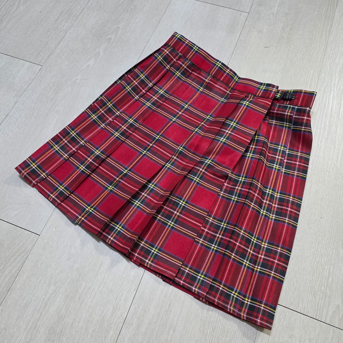 새상품) 영화 클루리스 or 스쿨룩 코스프레 체크 테니스 스커트 [레드] 상품이미지2