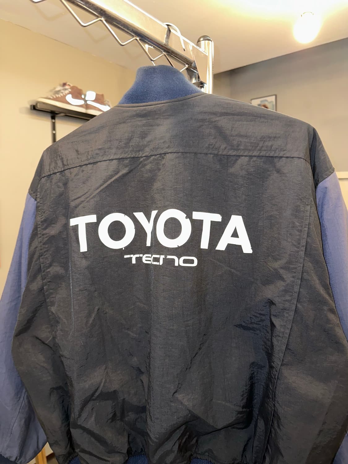 Toyota Tecno logo work bomber jacket 상품이미지4